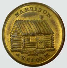 Pres. Henry Harrison campaign button